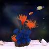 Simulación de paisaje de pecera, coral colorido, mundo submarino, silicona, coral blando, decoración, micro paisaje, paisaje
