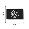 Parche Bordado SCP Foundation Insignia de Letra Accesorios para Ropa Parche Táctico Insignia de Moral En Stock Parche de Velcro