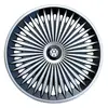 Aplicável a 15 Fusi New polo polo velho Bora Langyi Sagitar calota de cubo de roda baixa com anel de ferro capa decorativa modificação