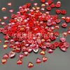 Miçangas Acrílicas AB Formato de Coração 10mm Acessórios de Cabeça Meio Rosto Pérola Material para Joias Artesanais Acessórios DIY