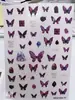 2024 Nuevo Joyería Japonesa para Uñas Rosa con Pegamento Mariposa Adhesiva Ai Saint Mariposa Ilustraciones Nuevo Paquete para Uñas