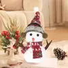 Venda Direta da Fábrica Mini Boneco de Neve Iluminado Decoração de Natal Boneco de Neve Fofo Enfeites de Mesa Decoração de Árvore de Natal
