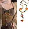Collar de Estrella de Dopamina Pequeña Estrella Estilo Minimalista Pentagrama Cadena Larga para Sudadera Colgante Accesorio Versátil