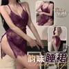 Lobe Roxa Sexy Lingerie Renda Quente Camisola Camisola de Dormir Abertura na Virilha Sem Tirar Body Vazado Uniforme para Mulheres