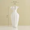 Vaso de Cerâmica Estilo Cream Shumen Acessível de Luxo Enfeites para Arranjo de Flores da Sala de Estar de Casa Dispositivo Hidropônico para Flores Design de Nicho