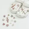 Amuletos para Zapatos Croc, Accesorios para Mujer, Clips para Zapatos DIY, Decoraciones 3D con Pedrería, Clips Desmontables, Estilo de Moda de Influencers