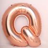 Globo de película de aluminio con letras de oro rosa de 40 pulgadas, globo de letras de oro rosa, decoración para fiestas, globo grande de papel de aluminio