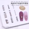 Huazi corte de unha diamante mini joias atacado transfronteiriço cor champanhe acessórios para unhas diamante plano de formato especial DIY