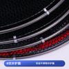 Red de Protección para Peces de Doble Aro de Acero Inoxidable con Recubrimiento de Pegamento para Prevenir Enredos, Red de Pesca de Posicionamiento Universal para Piscicultores, Equipo de Pesca Doble Aro Anti-Enredo para Pozos Negros
