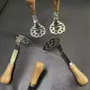 Amiguinho Urso Amassador de Batatas Ferramenta Suplemento Alimentar para Bebê Amassador de Ovos de Aço Inoxidável Prensador de Batatas Suportável Coador