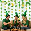 Nuevos Artículos Decorativos Transfronterizos para St. Ambiente de Fiesta del Día de San Patricio, Adornos Temáticos de Festival Irlandés