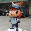 Escultura IP luminosa de PRFV personalizada mascote de grande empresa figura de desenho animado fábrica de origem instalação no local