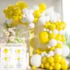 Amazon juego de globos de cumpleaños transfronterizo serie de fiesta de cumpleaños decoración de pared de fondo juego de cadena de globos