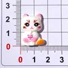 Lindos Gatos de Colores Accesorios de Resina DIY Pinzas para el Cabello, Gomas para el Cabello, Colgantes, Materiales para Accesorios Hechos a Mano al por Mayor