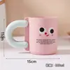 Taza de Enjuague Bucal de Dibujos Animados Linda Adorable Divertida para Niños Portacepillos de Dientes Hogar Plástico Alta Apariencia Taza Anti-Dientes Niños Niñas Taza para Lavar