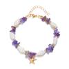 Venta Caliente Europea y Americana Estilo Bohemio Estrella de Grava Estrella de Mar Caracola Collar de Perlas Pulsera Estilo Vacaciones en la Playa y el Océano