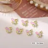 Celebridade da Internet Decorações de Unhas Pegasus com Gotejamento de Óleo e Strass Unicórnio Liga de Strass Enfeites Unhas Postiças DIY Acessórios para Unhas Atacado