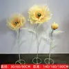Flor Artificial Amapola Fondo de Escenario Decoración de Paisajismo Exhibición de Ventana Props de Guía de Carretera Diseño de Escena Flor Artificial