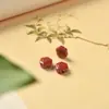 Acessórios de Cinábrio alto teor semente de paixão areia imperial acessórios de contas com face cortada acessórios de joias diy com contas feitas à mão