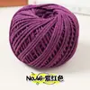 Hilo de algodón hueco de 2 mm en stock, mismo estilo que en Xiaohongshu, hilo de hebra redonda para tejer bolsos, cuerdas, bolsos de ganchillo, hilo para manualidades DIY
