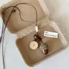 Alma Estilo Bosque~Collar de Bellota de Planta para Mujer, Accesorio de Cuerda Larga Trenzada Hecho a Mano, Nueva Cadena para Clavícula Estilo Étnico Chino