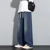 Jeans Masculino Retro Americano da Moda, Calça Reta Solta e Versátil, Jeans Masculino Novo Estilo 2026