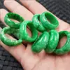 Jade Dragão Jade Jade Jade Anel Verde Seco Jade Verde Yang Anel de Jade Alargado Anel de Jade Anel de Jade