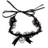 Collar Encaje Campana Sexy Uso a Largo Plazo Restricción Coqueteo Juguete Masculino Personalidad Collar Juguete de Tracción