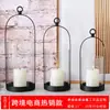 Castiçal de Ferro Estilo Europeu para Casamento Decorações Estilo Ins Nórdico Retrô Recipiente para Velas DIY Decoração para Casa Decorações de Castiçal