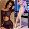 Lingerie Sexy, Seios Pequenos Sexy, Pijamas Apaixonados, Tamanho Grande Aberto, Não Precisa Tirar, Conjunto Uniforme de Puro Desejo, Dropshipping