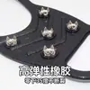 Crampon para Exterior Escalada em Montanha Viagem Pesca Neve Cobertura de Sapato Antiderrapante 8 Dentes Superfície de Gelo Espinhos de Silicone Antiderrapantes Equipamento de Montanhismo