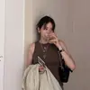 Colar com Pingente Coração Vazado Estilo Happyrim Coreano para Mulheres, Simples Versátil Gargantilha Corrente de Suéter Acessório de Joia
