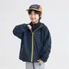 Casa de Hai Ma Ropa Nueva de Otoño para Niños Ropa de Otoño para Niños Cortavientos con Capucha Chaqueta para Acampar al Aire Libre Tres Pruebas