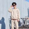 Conjunto Infantil Xia Ke Xiong Otoño Sudadera y Pantalón para Niños Conjunto de Dos Piezas Ropa de Otoño para Niñas Ropa de Punto Informal Ropa Infantil Venta al por Mayor