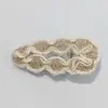 Presilha de Cabelo de Rattan Tecido Artesanal Coreano Estilo Festivo para Mulheres Design de Nicho Simples Luxo Leve Presilha Lateral Presilha de Encaixe Presilha de Cabelo Retrô