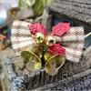 Decoraciones Árbol de Navidad Lazo Empaque de Regalo Cinta Roja y Verde Campana Coche de Regalo Decoración Colgante Suministros para Muebles