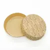 Bandeja de Papel para Pan de Pizza Hecha a Medida por el Fabricante para Hornear de 4/6/8 pulgadas con Base Recubierta a Prueba de Grasa y Papel para Bandeja Resistente a Altas Temperaturas con Impresión