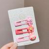 Set de 5 piezas de pinza BB de arena movediza pasador infantil pasador de niña pasador roto accesorios para el cabello de bebé tocado lindo de alta gama
