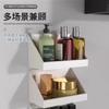 Caja de Almacenamiento para Gabinete de Espejo de Baño, Estante de Almacenamiento para Lavabo, Organizador de Cosméticos y Labiales para Lavabo Montado en la Pared del Baño
