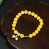 [Cadena de Suministro] Pulsera de Cinabrio Natural para Mujer Arena de Rejalgar Pulsera de 8 mm Regalo Nicho Joyería de Estudio
