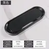 Caixa Organizadora de Fios para Mesa de Escritório Plástica Retangular com Tampa Flip-Top Passa-Fios para Cabos de Computador Tampa para Orifício Passa-Fios Quadrada para Mesa