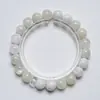 [Cristal Branco Transparente] Pulseira Luar de Cristal Branco Natural Feminina Mais Fácil de Combinar Cristal Branco Cristal Presente Cristal Atacado
