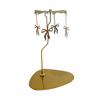 Amazon Ins Dolesi Bandeja Redonda Triangular de Acero Inoxidable Candelabro Giratorio Vela de Aromaterapia Linterna Giratoria Romántica