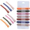 Clip Lateral de Moda de 8 cm para Mujer Invierno Nuevo Pasador Pinza de Posicionamiento Pinza de Pato Cuadrada Pinza Lateral Cabello Roto Adorno para el Cabello
