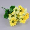 Simulação Daisy decoração para casa pequena flor simulação Daisy flor de seda flor artificial 14 Daisy engenharia flores de jardim