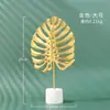 Decorações e Móveis de Ferro Folha de Tartaruga de Luxo Leve Nórdico Criativo Folha de Ginkgo Casa Sala de Estar Mesa de Trabalho Ornamentos de Alto Padrão