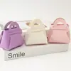 Porta-Moedas DIY Dobrável Colorido Couro PU Estilo Macaron Ins Acessório Chaveiro Clutch