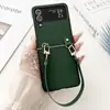 Moderna y Sencilla, Adecuada para Funda de Teléfono Móvil Samsung Zflip5, Plegable Hacia Arriba y Hacia Abajo, Zflip3 Estilosa Japonesa y Coreana Flip6 Anti-Caídas