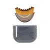 Cepillo de Masaje Facial Linfático Transfronterizo para Contorno Facial Cepillo para Cuidado del Cuello con Forma de Media Luna para Contorno Linfático Facial