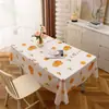 Toalha de Mesa Peva Impermeável e à Prova de Óleo Sem Lavagem, Toque de Luxo Leve e de Alta Qualidade, Tapete Quadrado Simples de Desenho Animado para Piquenique, Toalha de Mesa para Quarto de Estudante